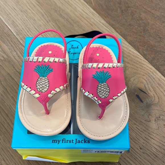 Jack Rogers Baby Pineapple My First Jacks 4 - Picture 1 of 5